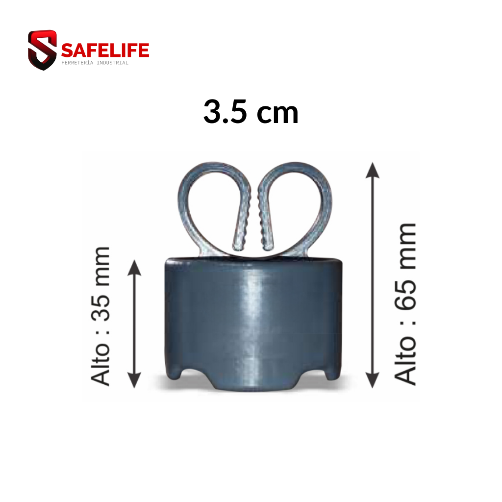 Separadores de encofrado 3.5 cm 