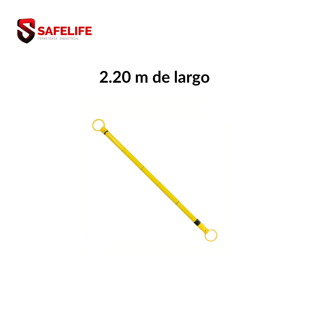 BARRA RETRACTIL AMARILLO 2.20 MT