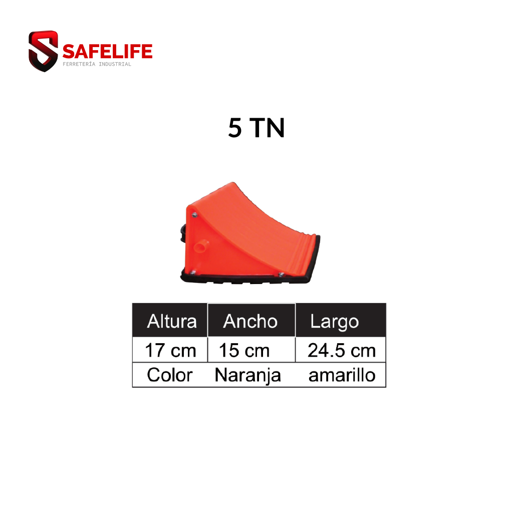 TACO DE SEGURIDAD VIAL PARA 5 TONELADAS X PAR