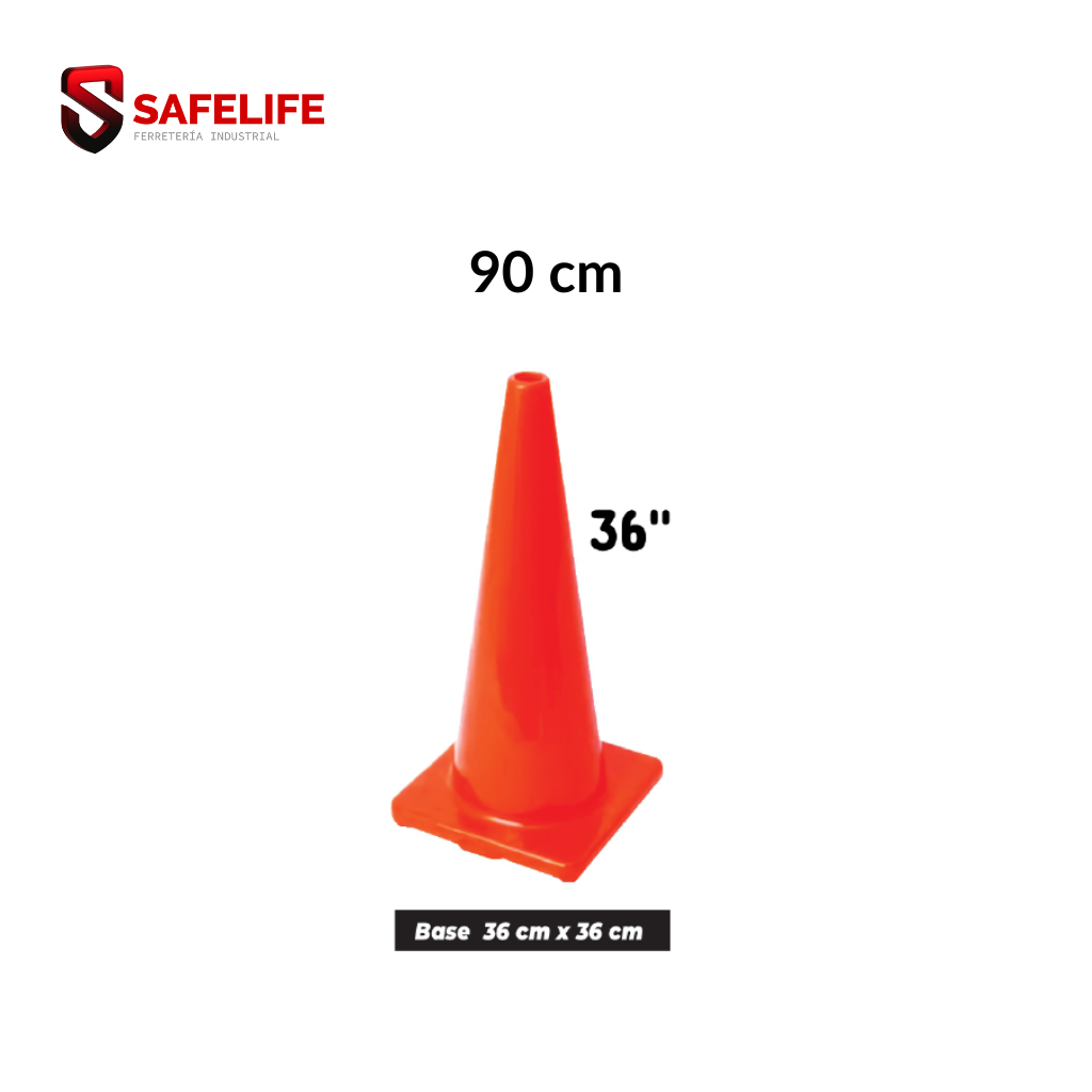 CONO VIALES DE 90 CENTIMETROS
