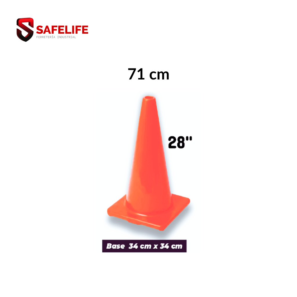 CONOS VIALES DE 71 CENTIMETROS
