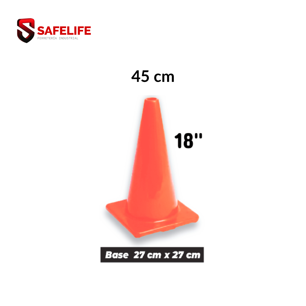 CONOS VIALES DE 45 CENTIMETROS