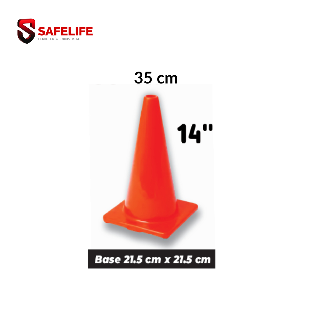 CONOS VIALES DE 35 CENTIMETROS